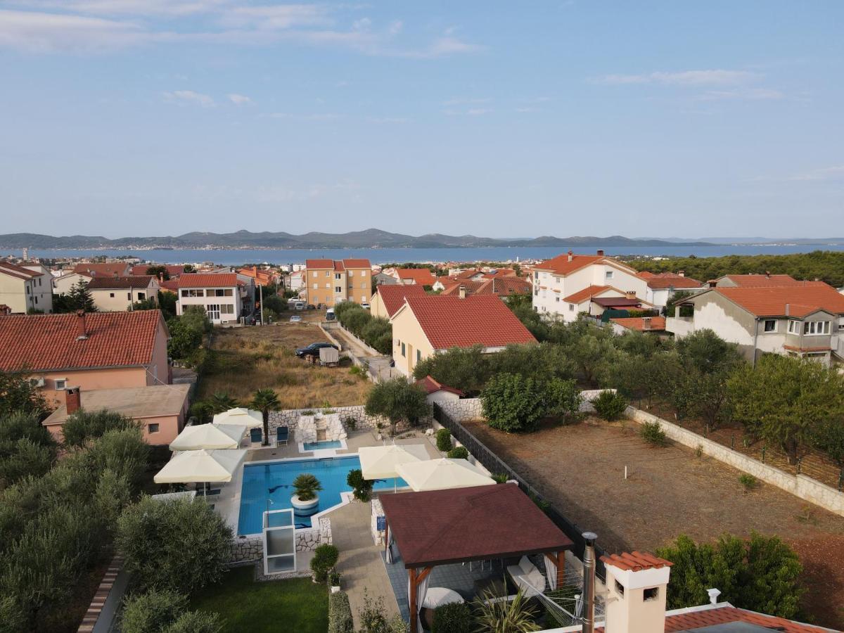 Villa Dalmatina Zadar Mit Pool Exterior photo